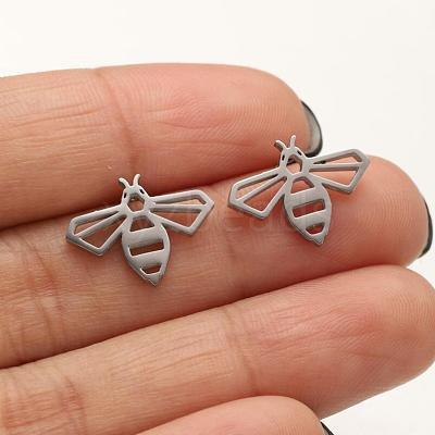 Non-Tarnish 304 Stainless Steel Studs Earring PW23042501354-1