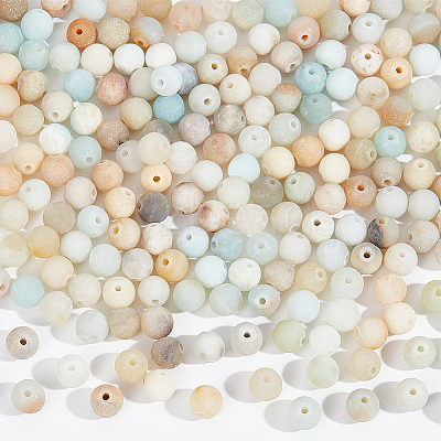 4 Strands Natural Flower Amazonite Beads Strands G-NB0005-09A-1