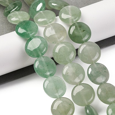 Natural Green Aventurine Beads Strands G-C159-A04-01-1