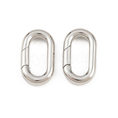 Brass Spring Gate Rings KK-H292-58B-P-1