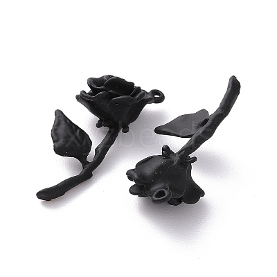 Spray Painted Alloy Pendants X-FIND-G030-06-1