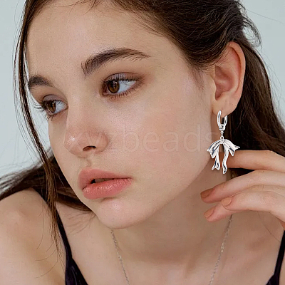 24Pcs 2 Styles 304 Stainless Steel Hoop Earring Findings FIND-SC0017-16A-1