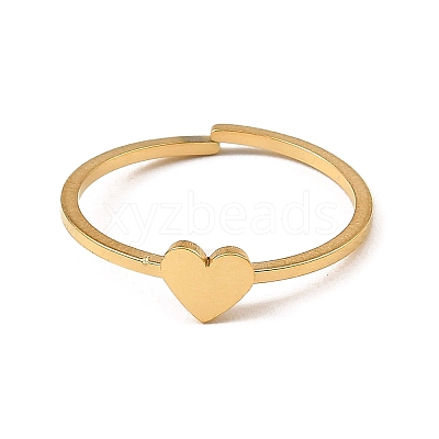 304 Stainless Steel Adjustable Open Cuff Rings RJEW-Q806-01G-01-1