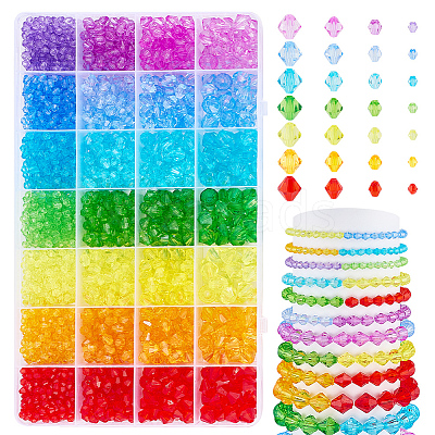 2310Pcs 28 Styles Transparent Acrylic Beads TACR-PH0001-92-1