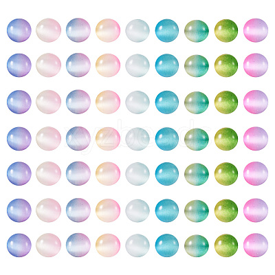 135Pcs 9 Colors Cat Eye Beads G-TA0002-48-1