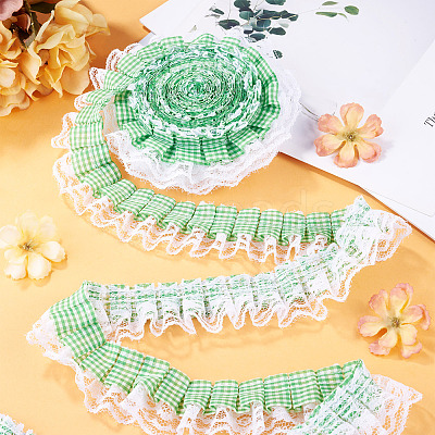 12.5 Yards Polyester Pleated Ribbon OCOR-TA0003-84A-1