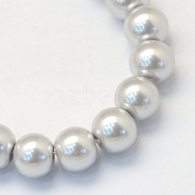 Baking Paint Glass Pearl Bead Strands HY-Q003-3mm-62-1