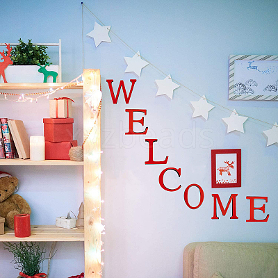 Acrylic Mirror Wall Stickers Decal DIY-CN0001-13B-W-1