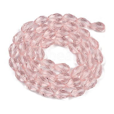 Transparent Glass Beads Strands EGLA-N013-T6mm-D18-1