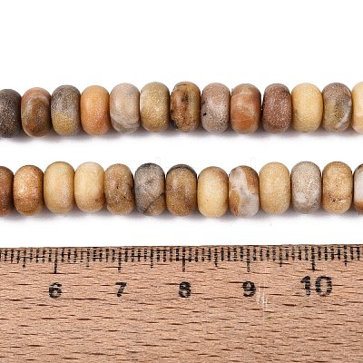 Natural Huanglong Jade Beads Strands G-N367-02A-08-1
