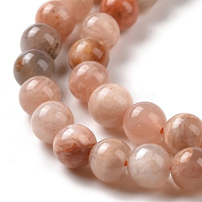 Round Natural Multi-Moonstone Beads Strands X1-G-I176-09-6mm-1