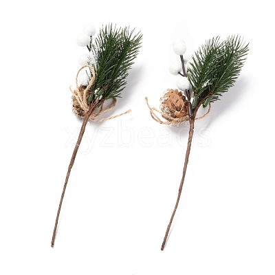 Wholesale Plastic Artificial Winter Christmas Simulation Pine Picks Decor 