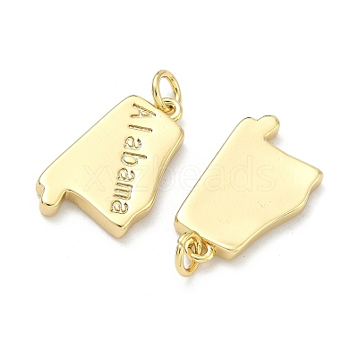 Brass Pendants KK-D229-22S-G-1