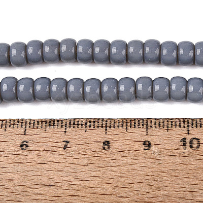 Opaque Glass Beads Strands GLAA-NH0002-B01-C02-1