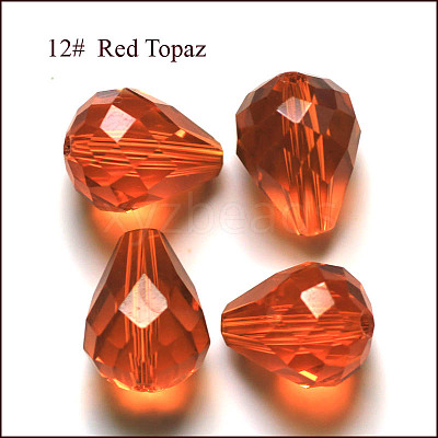 Imitation Austrian Crystal Beads SWAR-F062-12x10mm-12-1