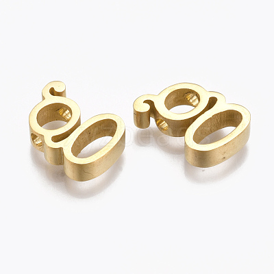 304 Stainless Steel Pendants X-STAS-T041-10G-G-1