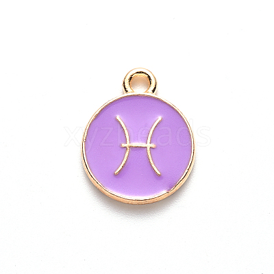 Alloy Enamel Pendants LS-X-ENAM-S124-01B-01H-1