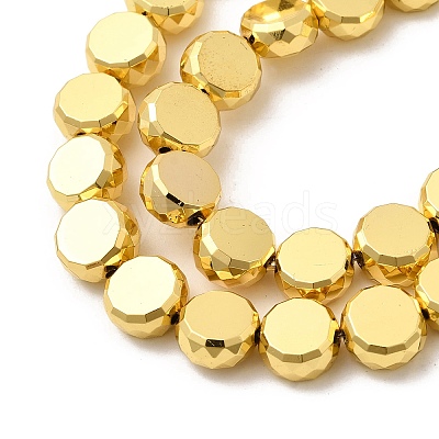 Electroplate Glass Beads Strands EGLA-F166-04C-1