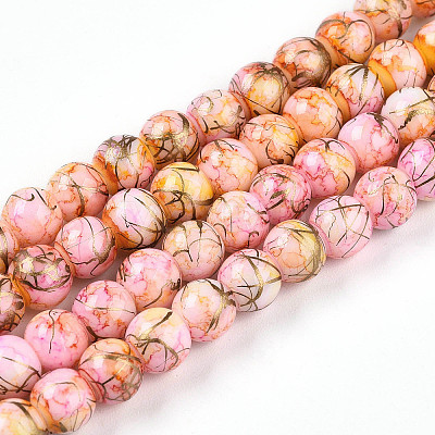 Baking Paint Glass Beads X1-DGLA-N003-6mm-B02-1