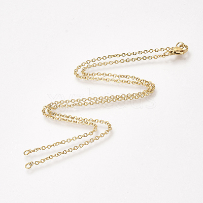 304 Stainless Steel Cable Chain Necklace Making STAS-T040-PJ209-2-54-1
