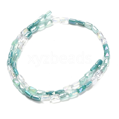 Electroplate Glass Beads Strands EGLA-P068-01A-05-1