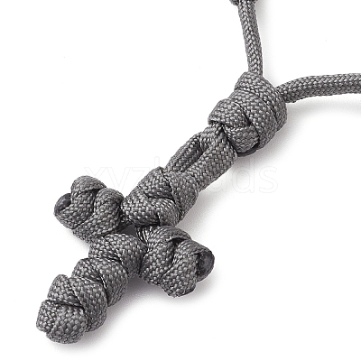Polyester & Spandex Cord Bracelets BJEW-JB11398-1