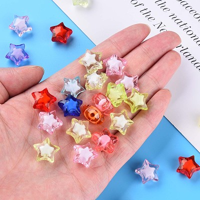 Transparent Acrylic Beads TACR-S152-02A-A-1