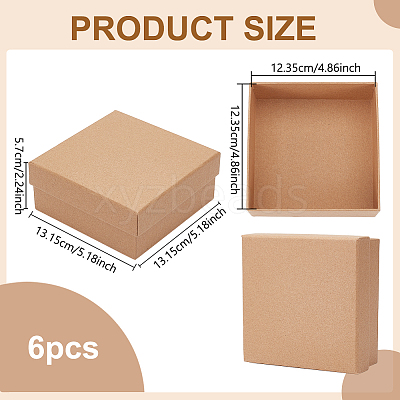 Cardboard Gift Boxes CON-WH0092-66A-1