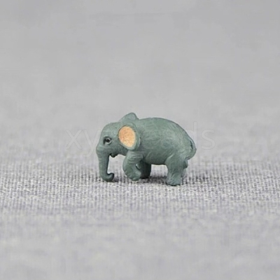 Miniature Cartoon PVC Elephant for Dollhouses PW-WG62483-02-1