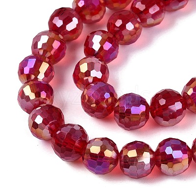 Transparent Glass Beads Strands GLAA-Q107-02A-05-1