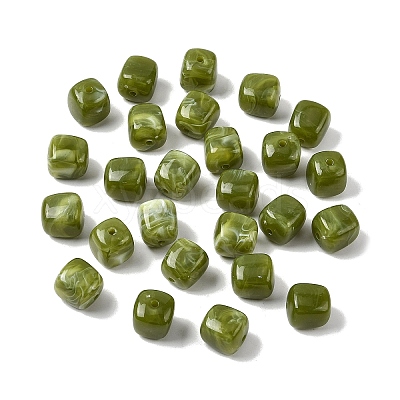 Opaque Acrylic Beads OACR-D320-01Q-1