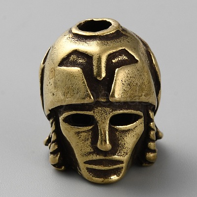 Brass European Beads LS-KK-WH0031-78AB-04-1