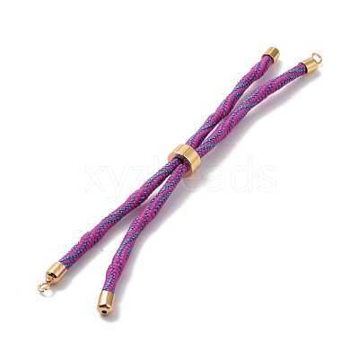 Nylon Cord Silder Bracelets MAK-C003-01G-1