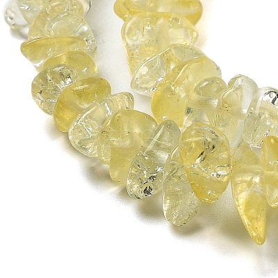 Transparent Crackle Glass Beads Strands GLAA-U004-01E-1