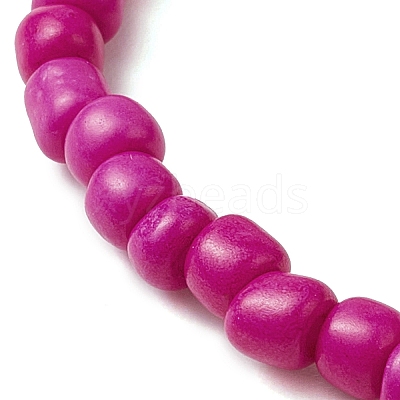 5Pcs 5 Colors Glass Seed Beaded Stretch Bracelet Sets BJEW-MZ00127-1
