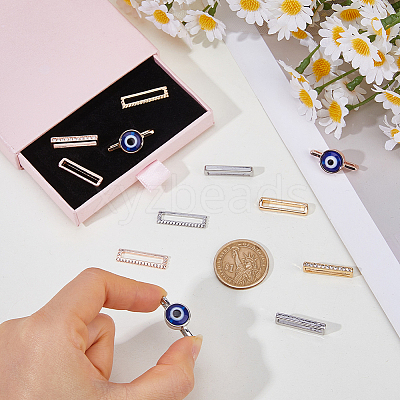 12Pcs 3 Colors Alloy Watch Band Charms for Watch Loops Accesssories FIND-FH0017-64-1