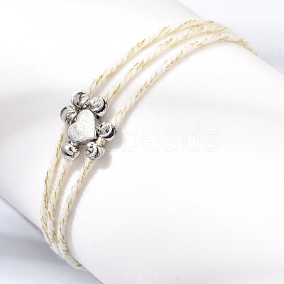 Polyester Multi-Strand Bracelets FB-CBA983F-02P-1