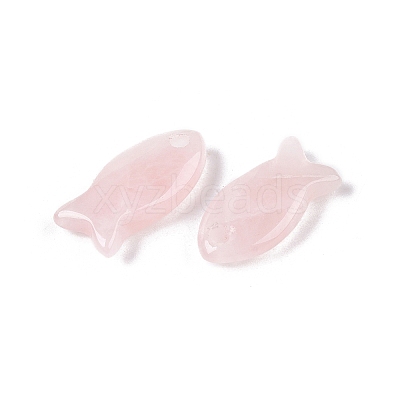 Natural Rose Quartz Pendants X-G-N342-106N-1