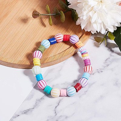 Handmade Polymer Clay Beads CLAY-PH0001-03-1