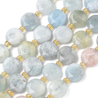 Natural Morganite Beads Strands G-C116-A185-02-1