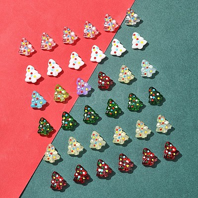 6Pcs Handmade Bumpy Glass Beads Strands LAMP-FS0001-16B-1