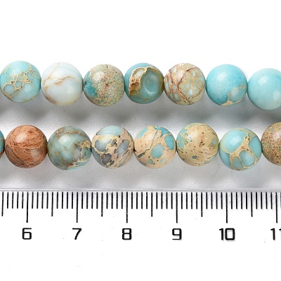 Dyed Natural Regalite/Imperial Jasper/Sea Sediment Jasper Beads Strands X-G-B124-C01-15-1