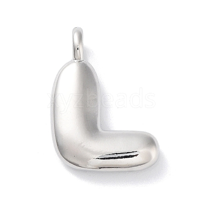 Rack Plating Brass Balloon Letter Pendants LS-KK-C050-01P-L-1