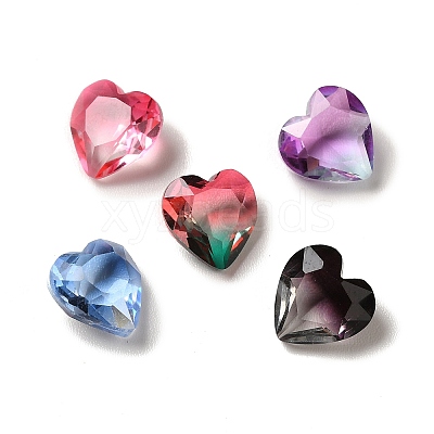 Faceted K9 Glass Rhinestone Cabochons GGLA-B002-04A-1
