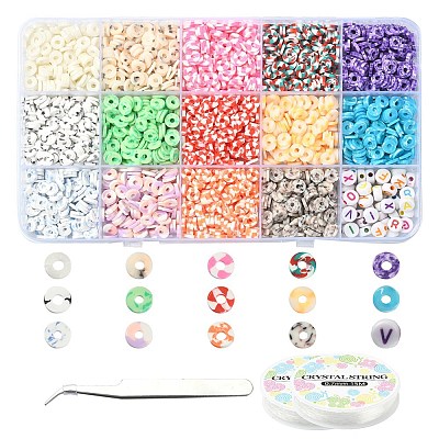 DIY Heishi Bracelet Making Kit DIY-YW0006-82-1