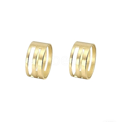 Brass Rings LS-AJEW-YWC0001-04G-1