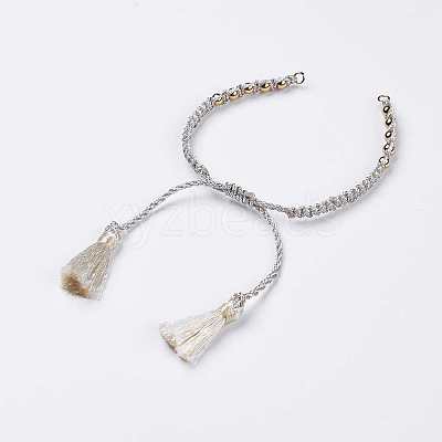 Polyester DIY Braided Bracelet Making MAK-K018-B13-1