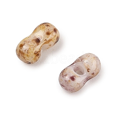 Picasso Glass Seed Beads SEED-Q038-02C-1