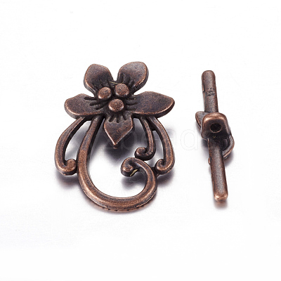 Tibetan Style Toggle Clasps RLF0677Y-1