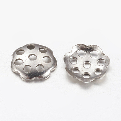 Tarnish Resistant 304 Stainless Steel Bead Caps STAS-I009-03-1